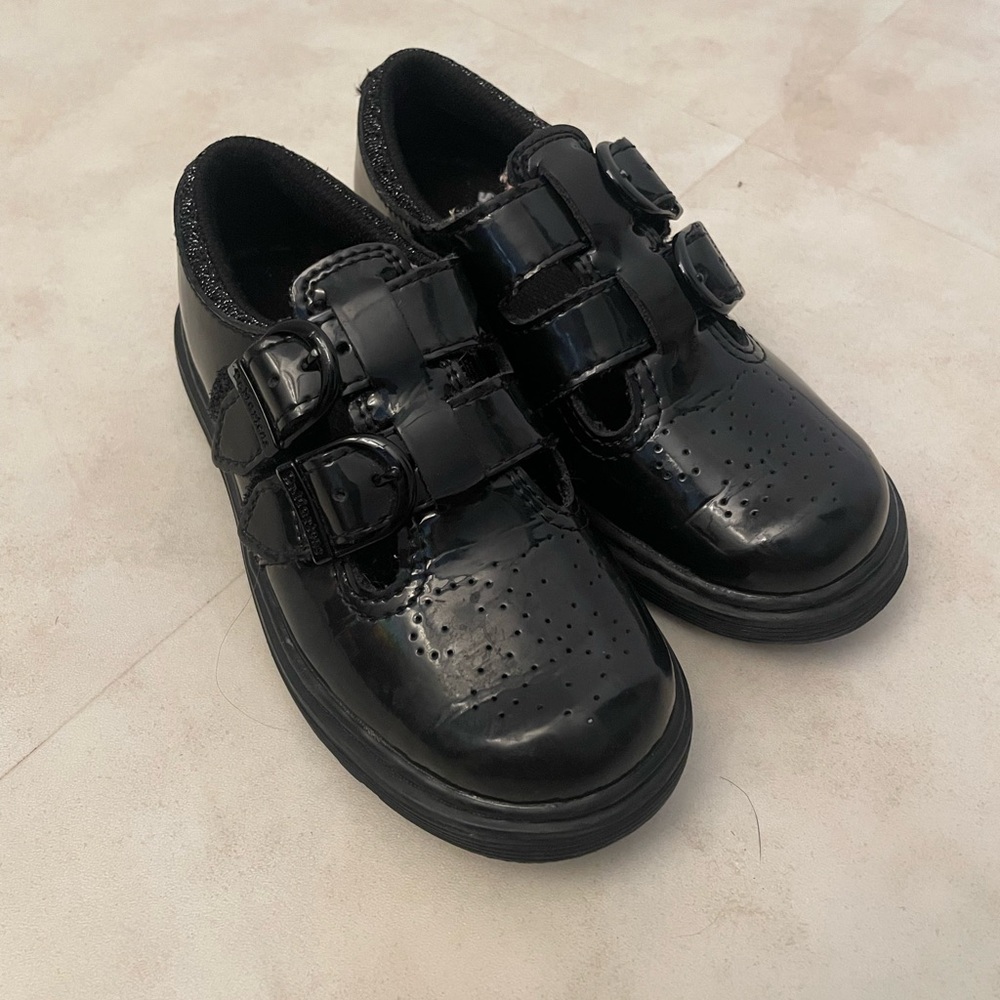 Toddler Girls Patent Dr Martens